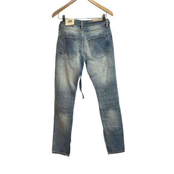 Mnml skinny ankle zipped distressed jeans - Picture 3 of 13